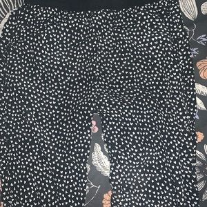 H&M heart jogger/long capri pants
